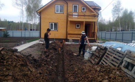 Канализационная очистная система <b>в частный дом</b> Канализационная очистная система <b>в частный дом</b>