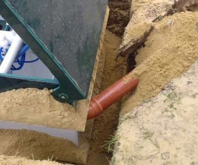 Очистная станция в деревне Никулино