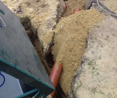 Очистная станция в деревне Никулино