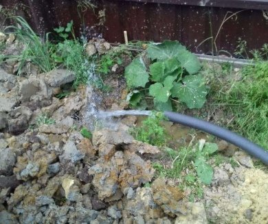 Очистная станция в деревне Никулино