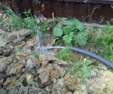 Очистная станция в деревне Никулино