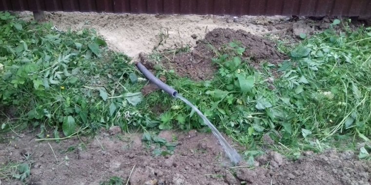 Высокий уровень грунтовых вод на&nbsp;участке?