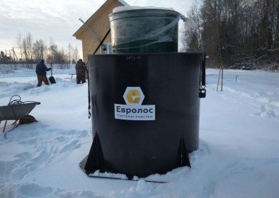 Зимний монтаж автономной канализации