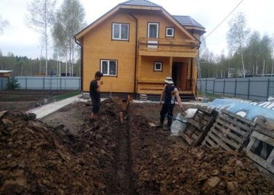 Канализационная очистная система <b>в частный дом</b> Канализационная очистная система <b>в частный дом</b>