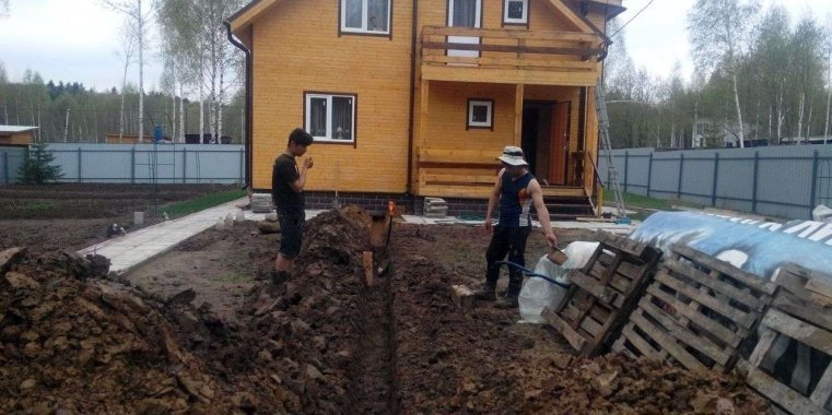 Высокий уровень грунтовых вод на&nbsp;участке?