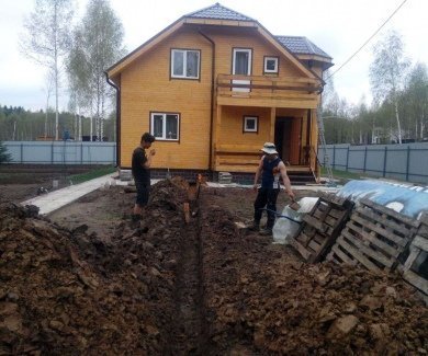 Канализационная очистная система в частный дом