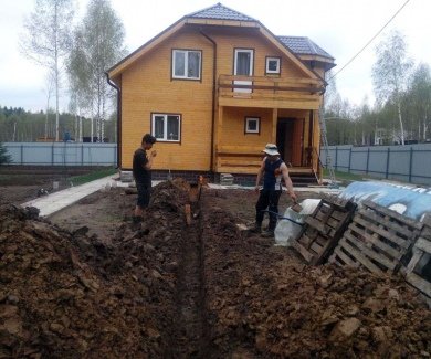 Канализационная очистная система в частный дом